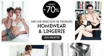 Vente flash Lingerie & HomeWear Galeries Lafayette (jusqu’à moins 70%)