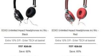 Casque audio ECKO avec micro à seulement 13,19 euros (port inclus)