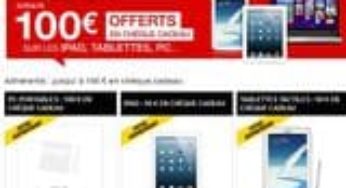 FNAC Livraison gratuite sans minimum jusqu’au 15 septembre (+ jusqu’a 100 euros sur iPad, tablette, PC)