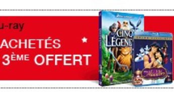 FNAC : 1 Blu-ray gratuit pour 2 achetés (dessins animés et films jeunesse) – livraison gratuite