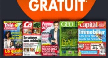 Vente flash Abonnement magazines: 1 an offert pour 1 an acheté