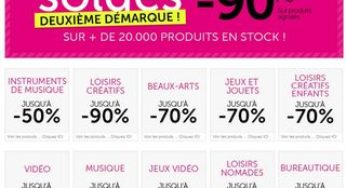 Deuxième démarque des soldes flottants Cultura !