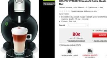 Nescafé Dolce Gusto : 60 euros remboursés (à partir de 40 euros la cafetière après ODR)