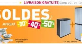 Soldes Gifi : jusqu’à moins 70% (livraison gratuite en mag)