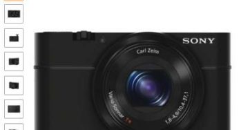 moins de 290€ l‘appareil photo Sony DSC-RX100 (20,2 Mpix ; Zoom optique 3,6x)