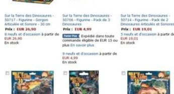 Sur la Terre des Dinosaures : code promo -30% sur les jouets