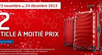 Samsonite Curv : 1 acheté = la seconde à moitié prix