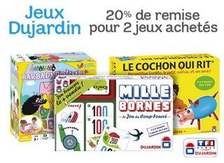 Dujardin/TF1 Games -20% pour 2 jeux achetés