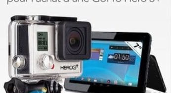 1 camera GoPro HERO3 acheté = 1 Tablette Android 4.2 7 » offerte (à partir de 327€ port inclus)