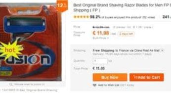 Moitié Prix : 11 euros les 8 lames Gillette Fusion (port inclus)