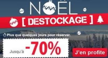 Déstockage jusqu’à moins 70% + code promo séjours ski chez Madame Vacances – à partir de 200€ les 7 nuits