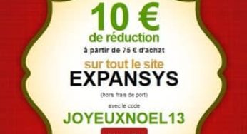 Expansys : 10 euros offerts pour 75 euros d’achats (Aujourd’hui uniquement)