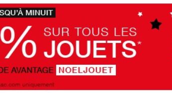 FNAC : 20% de remise sur tous les jouets jusqu’à minuit