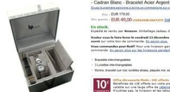 49 euros le coffret montre Femme Lip Style + Bracelets & Cadrans Interchangeables (port inclus) – de nouveau dispo