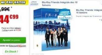 L’Intégral des 10 saisons Friends en Blu-ray à moins de 40 euros (et 34,99 euros en DVD)