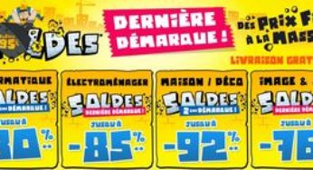 Dernière démarque des soldes chez Cdiscount (c’est parti)!