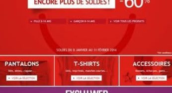 Soldes Okaïdi / Obaïbi : 2éme démarque (jusqu’à -60%) + 130 articles à moins 70%