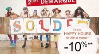 10% supplémentaire sur les soldes La Halle aux chaussures jusqu’à minuit