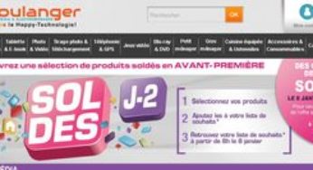 Préparez les soldes Boulanger (prix et articles visibles)