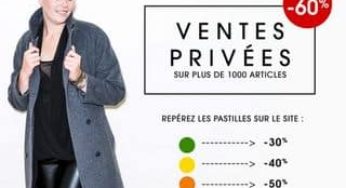 Vente privée Castaluna (vêtements, lingerie et chaussures) Pastilles de couleurs et code promo