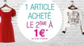 1 vêtement acheté = le deuxième à 1 euro – LA HALLE