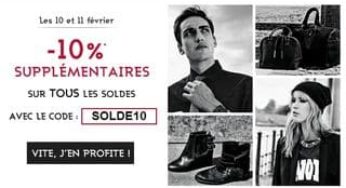 10% supplémentaire sur la dernière démarque Galeries Lafayette