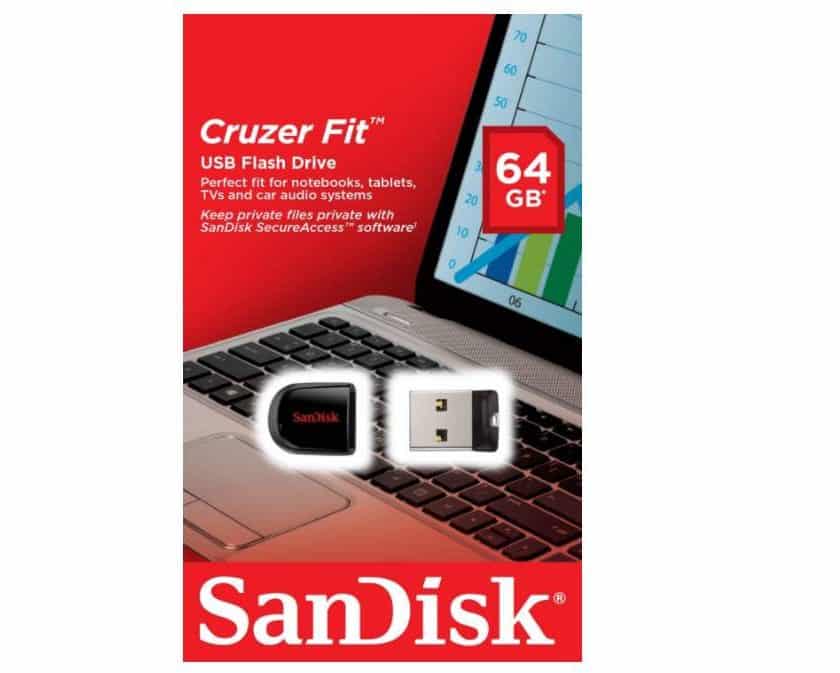 Clé USB 64Go SanDisk Cruzer Fit