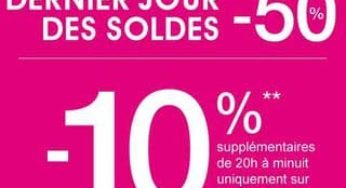 Dernier jour des soldes Kiabi : tout à -50% + 10% supplémentaires à partir de 20h