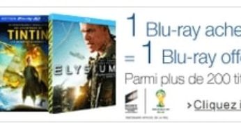 Bon plan Blu-Ray : 1 acheté = 1 gratuit