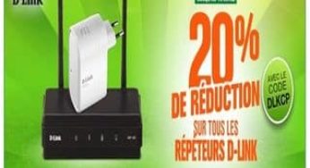 20% de remises sur les répéteurs D-Link même en promo