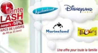 Vente flash DisneyLand, Marineland, Aquaboulevard et parc Thoiry – derniers jours