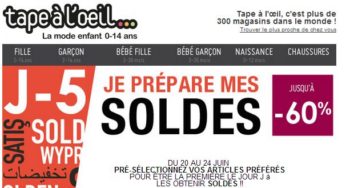 Soldes 2014 Tape à l’œil : connaitre tous les prix soldés dès à présent