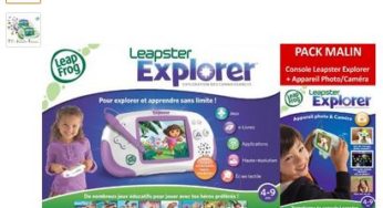 Moins de 22 euros la console Leapster Explorer avec module Camera de Leapfrog (entre 60 et 75 euros)