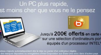 De 50 à 200 euros offerts en carte cadeau Boulanger pour l’achat d’un portable (à partir de 349€)