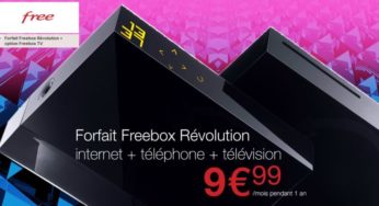 Vente Privée sur la Freebox Révolution à moins de 10 euros (TV inclus) !