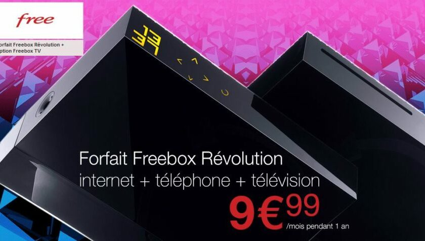 Vente Privée Freebox Révolution à moins de 10 euros