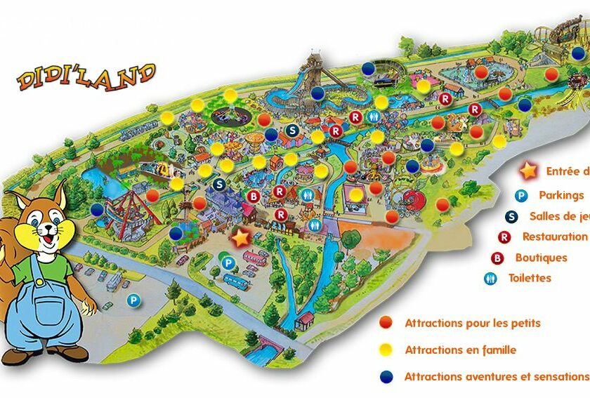 12 euros l’entrée au parc d’attractions Didi’Land