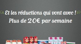 20 euros de bons de réduction à imprimer Président, Lactel, Société, Galbani…