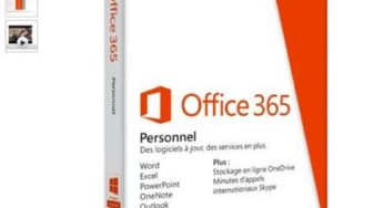 Moitié prix ! Abonnement 1 an Office 365 Personnel (1 PC/Mac + 1 tablette/Ipad) à moins de 35€