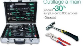 Bon plan bricolage : 30% sur les outils à main (+ de 12000 articles sur Amazon) / derniers jours