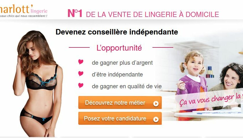 Complétez votre salaire grâce à la vente de lingerie à domicile