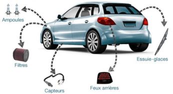 Accessoires et pièces de rechanges pour votre voiture moins chères sur Amazon