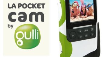 Moins de 30 euros le caméscope Pocket Cam Gulli (Etanche / 4 Mpxls / Vidéo HD)