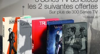 Séries TV : 3 achetées = les 2 suivantes gratuites (Blu-ray ou DVD)