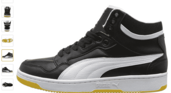 Moins de 32 euros les baskets montantes Puma cuir (41 ou 46) au lieu du double !