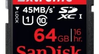 Moins de 30 euros la carte SDHC 64Go 45Mo/s Extreme SanDisk