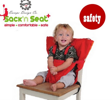 Sack'n Seat chaise bébé nomade rouge