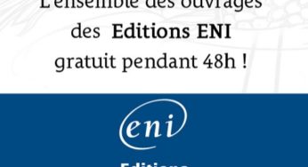 Accès gratuit à tous les livres des Editions ENI (le 27&28 novembre) !