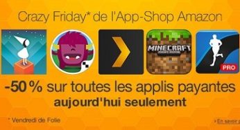 Crazy Friday 100 000 applis à moins 50% aujourd’hui !