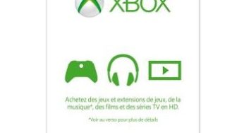 Soldes carte cadeau Xbox de 50 euros pour 40 euros